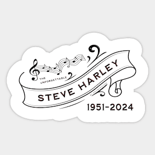 Steve Harley England 1951 2024 Music D18 Sticker